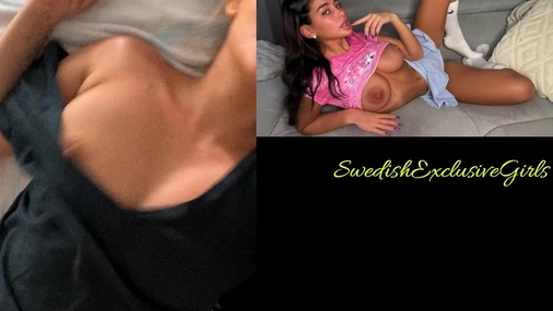 Swedish Babe Emisecrets Shaking Her Big Tits