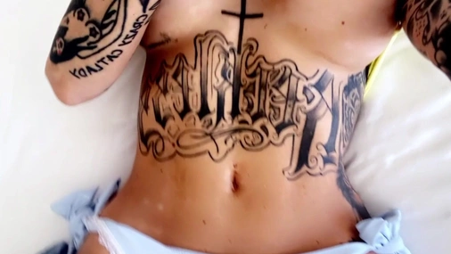 Swedish KattPaow Shows Her Big Boobs