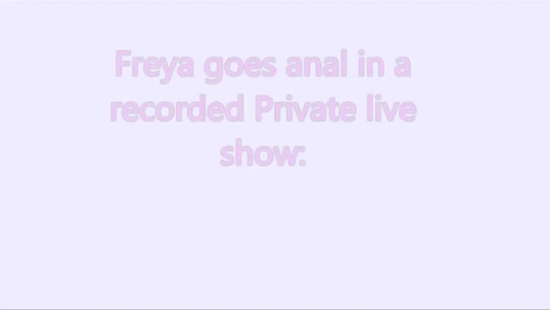 BlondeFreya live pussy anal show