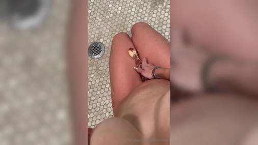 Natalie Roush - Solo Masturbation With Glass Dildo