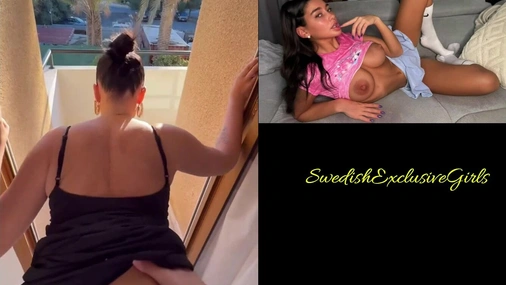 Swedish Beautiful Babe Elin Swede Loves Getting Fucked Doggy On Balcony