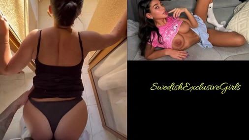 Swedish Beautiful Babe Elin Swede Loves Getting Fucked Doggy On Balcony