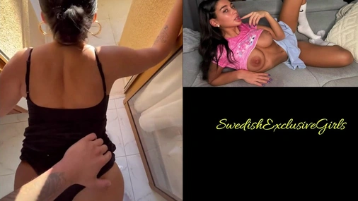 Swedish Beautiful Babe Elin Swede Loves Getting Fucked Doggy On Balcony