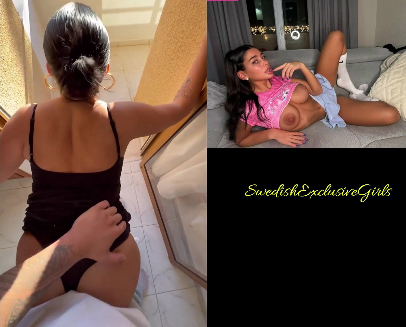 Swedish Beautiful Babe Elin Swede Loves Getting Fucked Doggy On Balcony