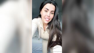 Melina Johnsen Undressing Naked And Dildo Fucking Hot Pussy