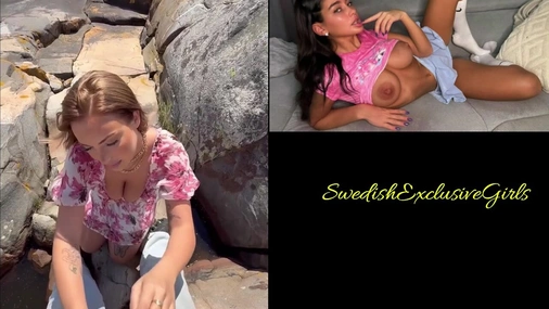 Swedish Beautiful Babe Elin Swede Hot Public Blowjob & Sex In The Archipelago