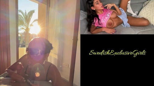 Swedish Beautiful Babe Elin Swede Blowjob In Hotel Room