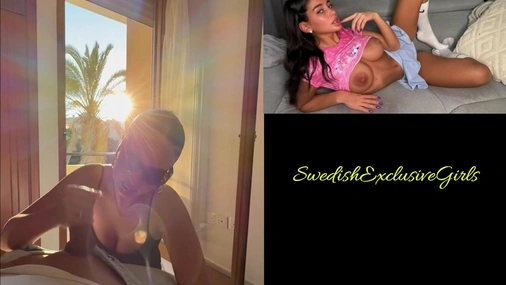 Swedish Beautiful Babe Elin Swede Blowjob In Hotel Room