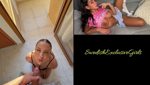 Swedish Beautiful Babe Elin Swede Amazing Facial Cumshot After Doggy