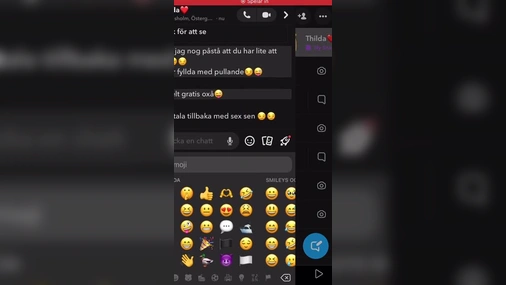 Swedish Thilda fucking herself