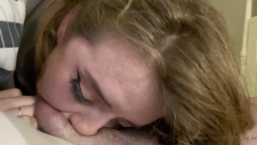 Sweet Ivy Deepthroating Dick