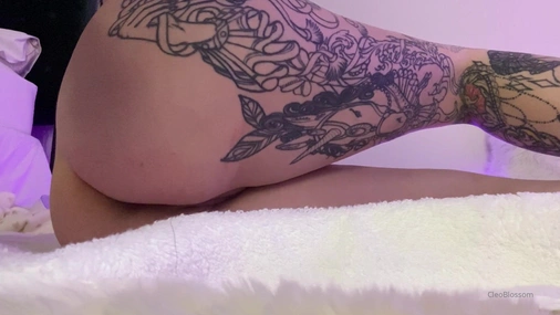 Cleoblossom Playing With Buttplug