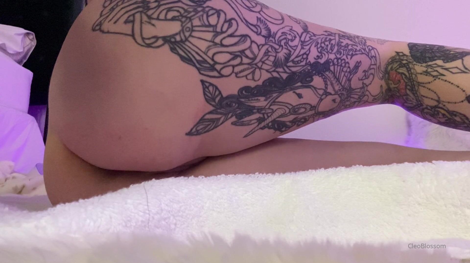 Cleoblossom Playing With Buttplug