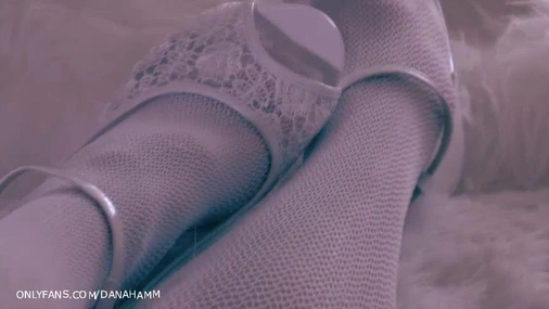 Dana Hamm Seducing In Sexy Dress