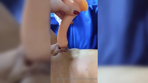 Esmeeteaches So Horny She is Fucking a Dildo