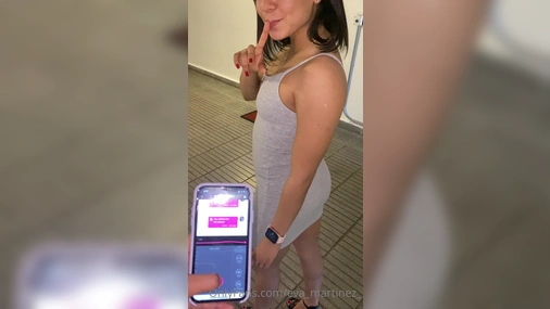 Eva Martinez Lets Guy Control her Orgasms with Sex Toy App