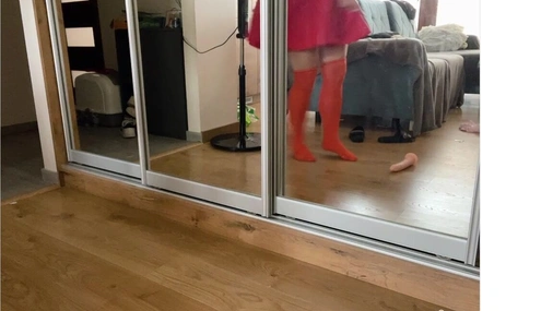 Mini Loona Masturbating in Velma Cosplay
