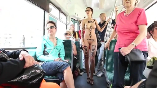 Milo Moire Protesting Full Nude in Public