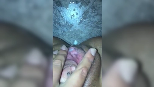 Swedish Slut with Pierced Pussy Masturbating