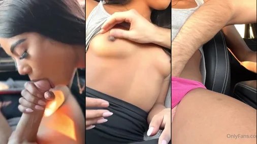 Marblegirl817 Antaa kuumaa suuseksiä ja saa pilluaan sormitettua autossa