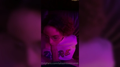 Talia Sati - Stepbro Getting a Hot Blowjob