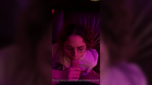 Talia Sati - Stepbro Getting a Hot Blowjob