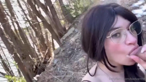 Vanessa Yanez Risky Blowjob In Public