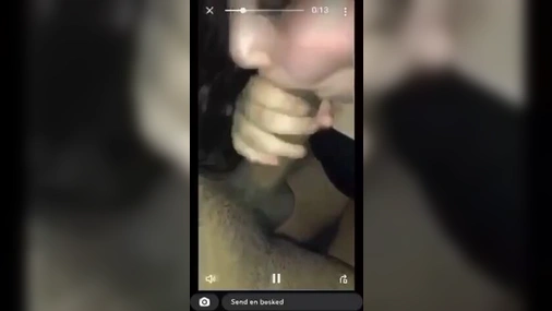 Dansk pige blowjob