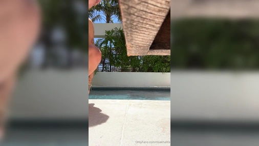 Mia Khalifa - Naked Livestream In A Hammock