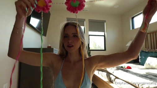 Caroline Zalog - Hot Micro Bikini Try On Haul