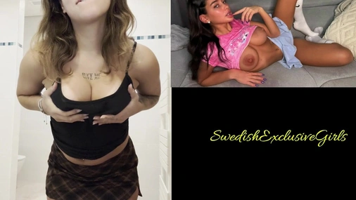 Swedish Babe DifTjejen Sexy Striptease