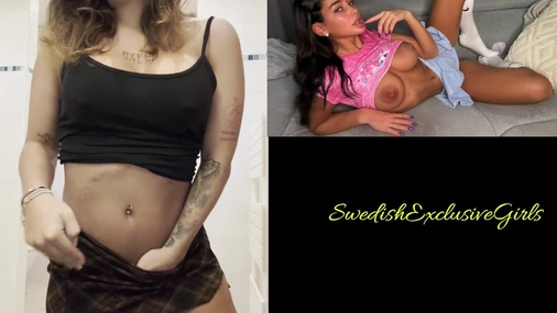 Swedish Babe DifTjejen Sexy Striptease