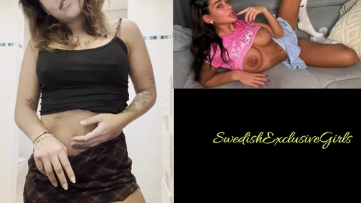 Swedish Babe DifTjejen Sexy Striptease