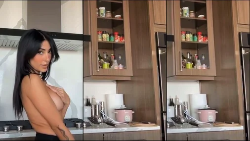 Rose Zara – Exklusiver Nacktstriptease in der Küche