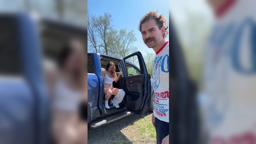 PoetryAndCherry - Intense Public Outdoor Sextape in Car