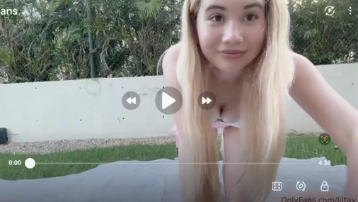 Lil Tay - Sexy Yoga Session Video