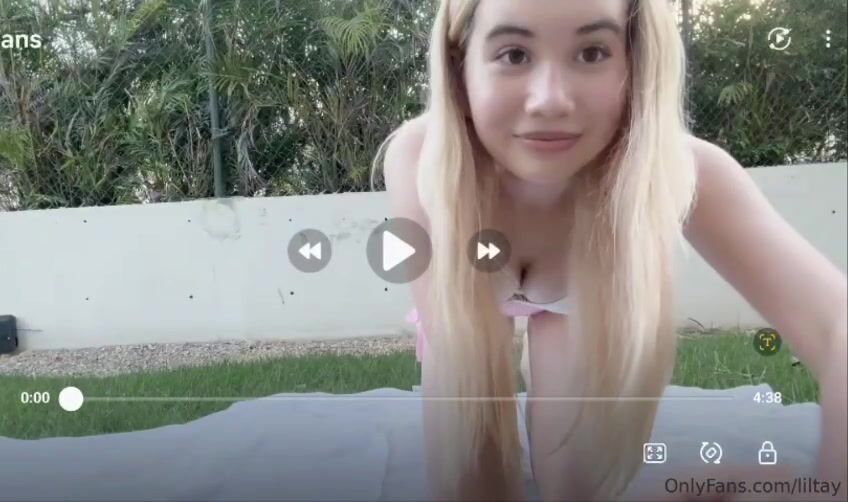 Lil Tay - Sexy Yoga Session Video