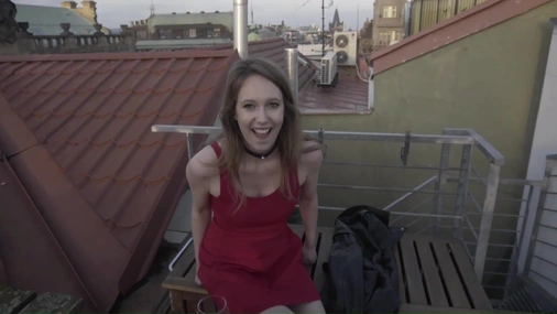 Gina Snow -  Public Anal and Squirting, in the Middle of Prague