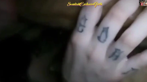 Swedish Tattooed Babe Daniella Blowjob & Doggystyle