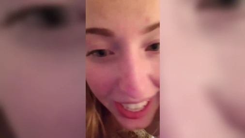 Norwegian girl shows off her 3 holes