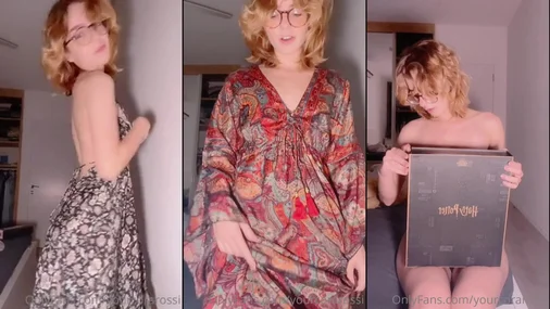 Cora Rossi Sich ein sexy Kleid anziehen