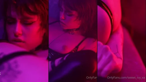 Sweet Ivy xx Orgasmusgesicht und Doppelspiel mit Sexspielzeug