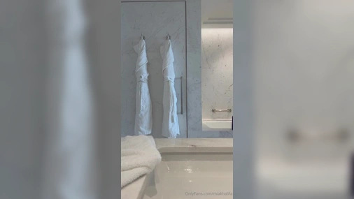 Mia Khalifa - Post Shower Livestream Topless