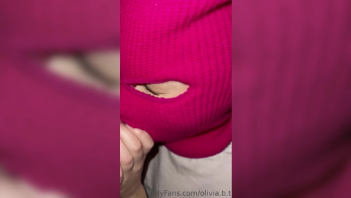 Olivia B.T Giving Blowjob With Mask on