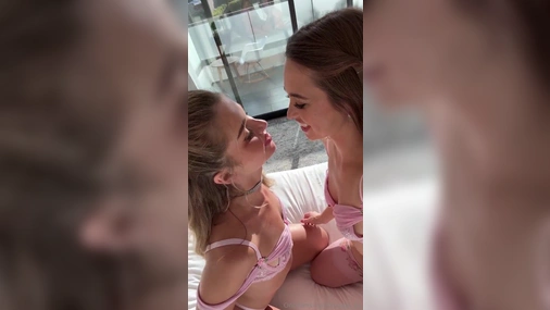 Riley Reid Intense Lesbian Kissing With Bri Summers
