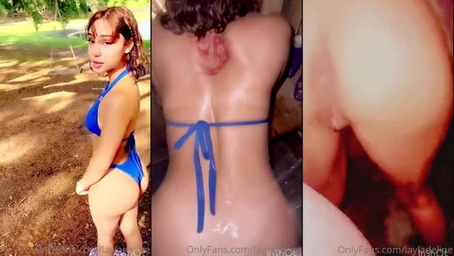 Layladeline – Stehender Doggystyle-Sex im Freien