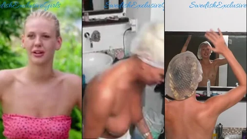 Norwegian Ex On The Beach Monia & Carloline Naked Spraytan