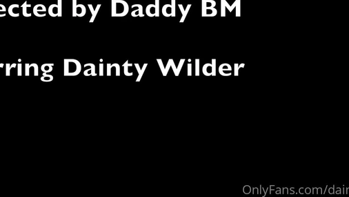 Dainty Wilder - Solo Anal Fucking With 2 Dildos