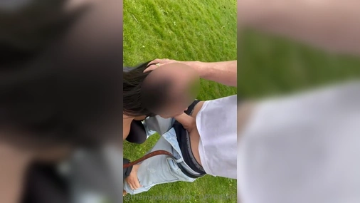 Danish Themiixedcouple Outdoor Public Blowjob