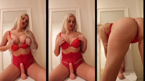 Swedish NicciAzzy Dildo Ride